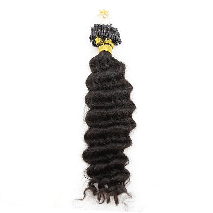 Micro Loop HAIR EXTENSION Deep Wave Human Hair