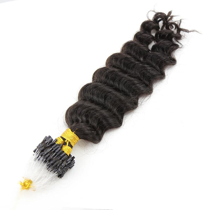 micro loop hair extensions deep wave