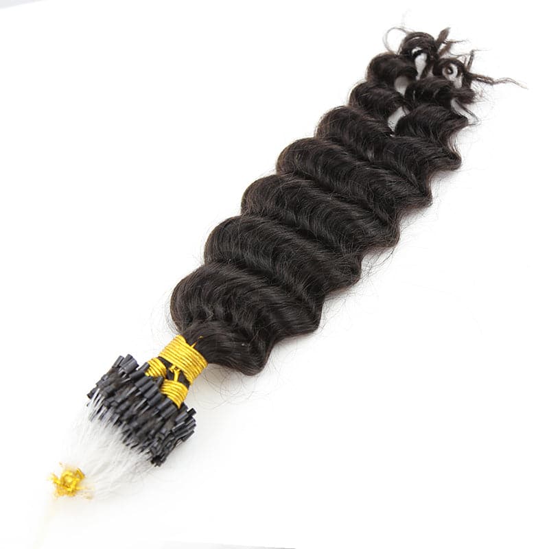 micro loop hair extensions deep wave