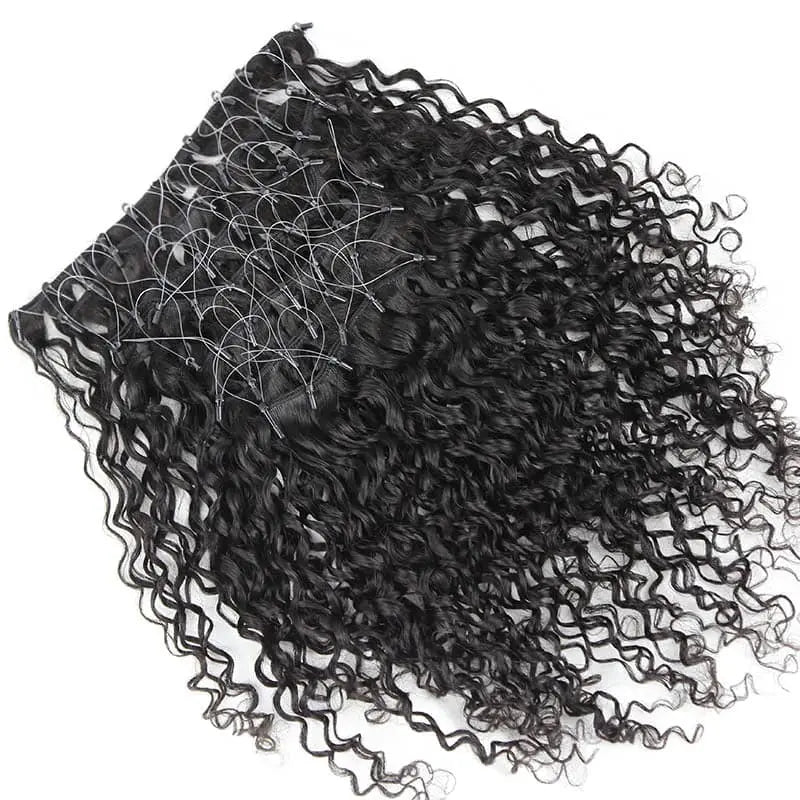 Pre-looped weft microlinks Water Wave Hair Extension – Eayonhair