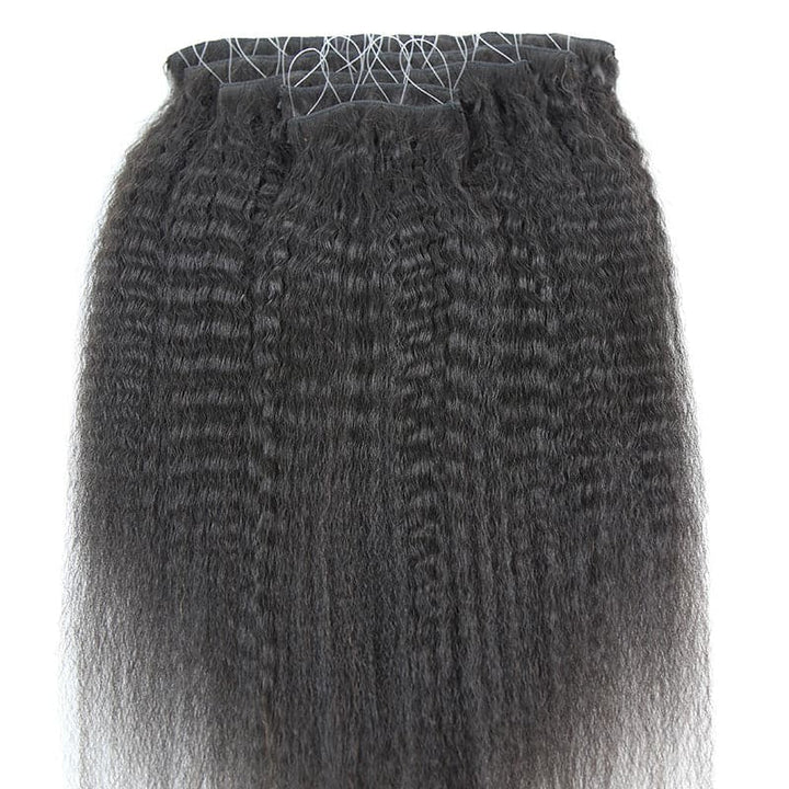 Micro link beads weft hair extensions
