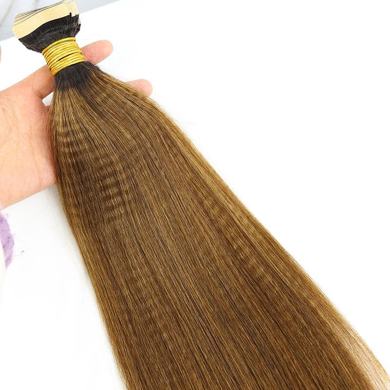 Long-lasting tape in hair extensions
