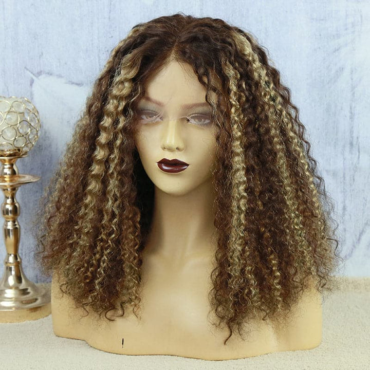 Beyonce Highlight #27/30 Color Deep Curly 5x5 Lace Closure Wig BBD2730