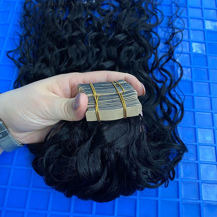 Tape in hair extension for at-home hair extensions