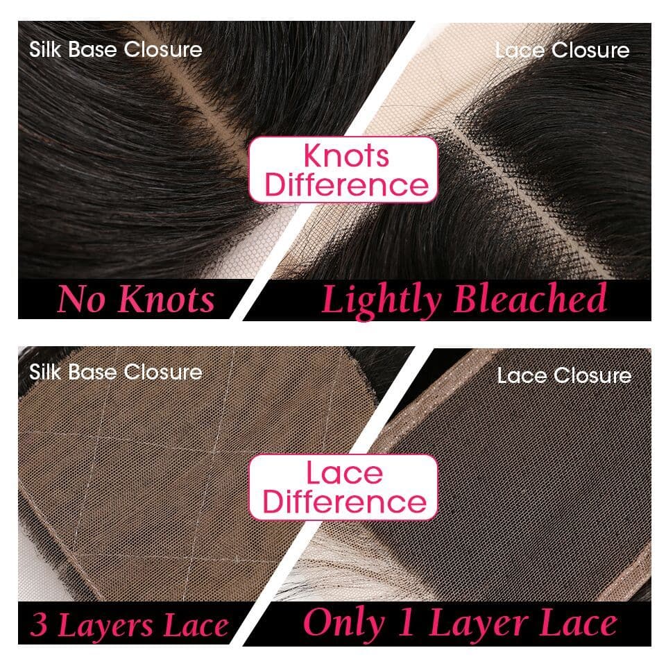 Natural Wave 4x4 Lace Closure Wig Human Hair BBN4-4