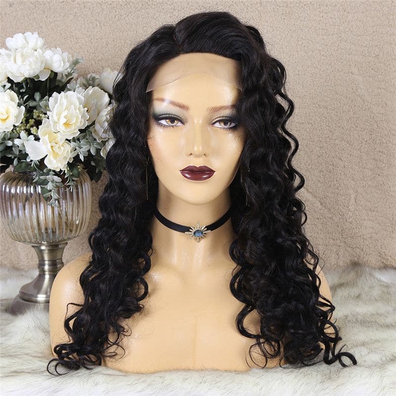 Natural Wave 4x4 Lace Closure Wig Human Hair 1