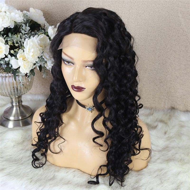 Natural Wave 4x4 Lace Closure Wig Human Hair 3