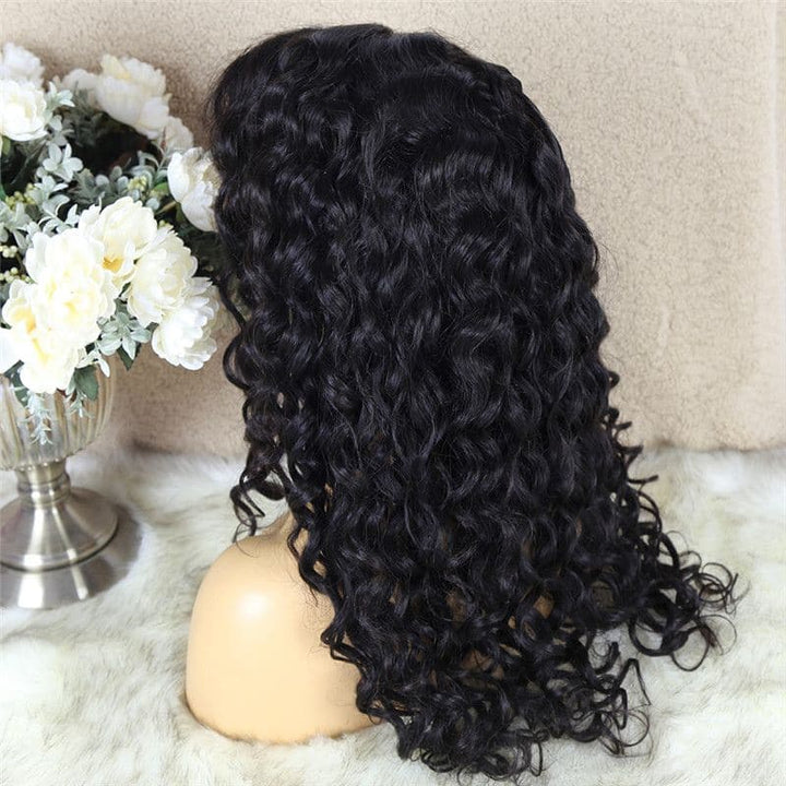 Natural Wave 4x4 Lace Closure Wig Human Hair 5