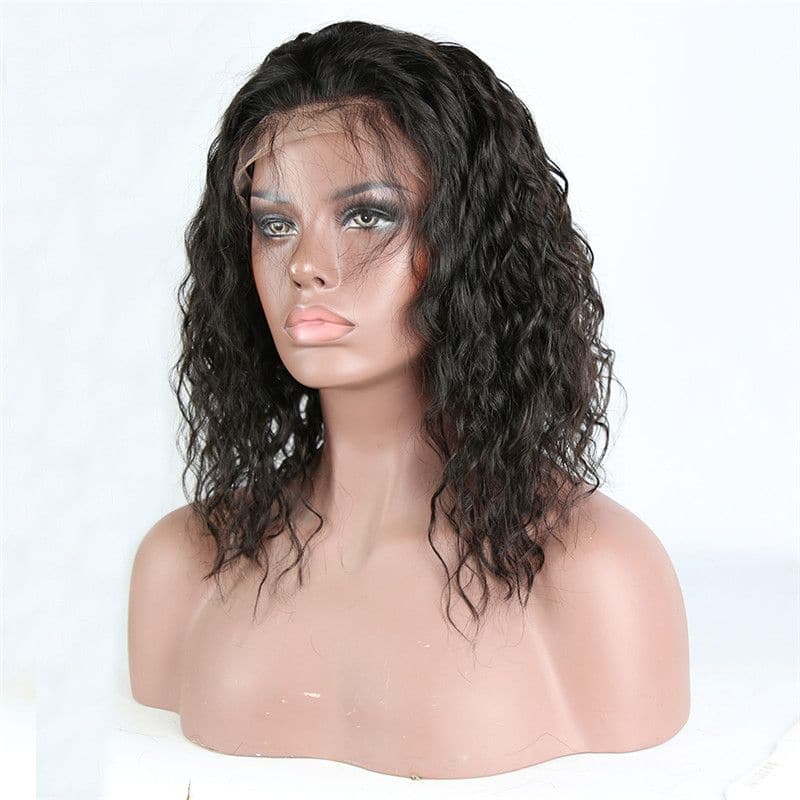 Pre Plucked BOB Loose Curly 360 Lace Frontal Wig4