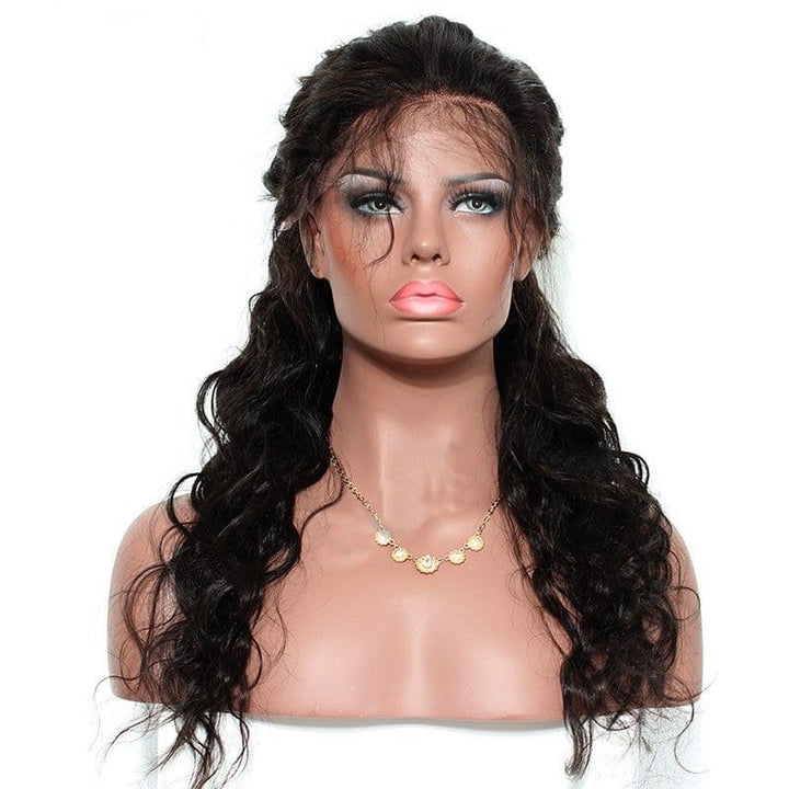 Pre Plucked Body Wave 360 Lace Frontal Wig 4