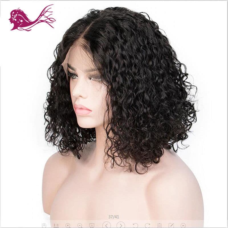 Pre Plucked Deep Curly Full Lace Wig Human Hair 3