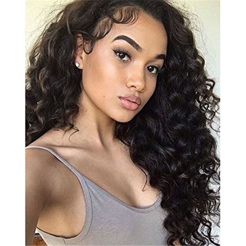 Pre Plucked Loose Wave Full Lace Wig Human Hair10