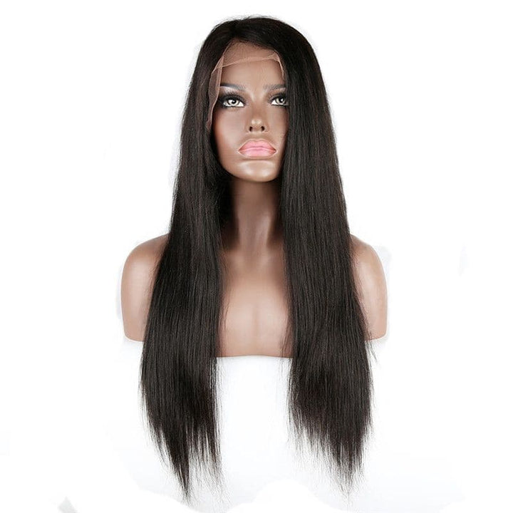 Pre Plucked Silky Straight 360 Lace Frontal Wig2
