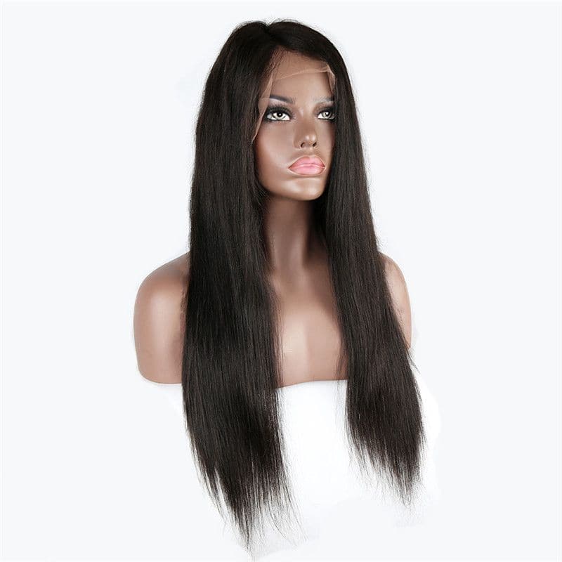 Pre Plucked Silky Straight 360 Lace Frontal Wig4
