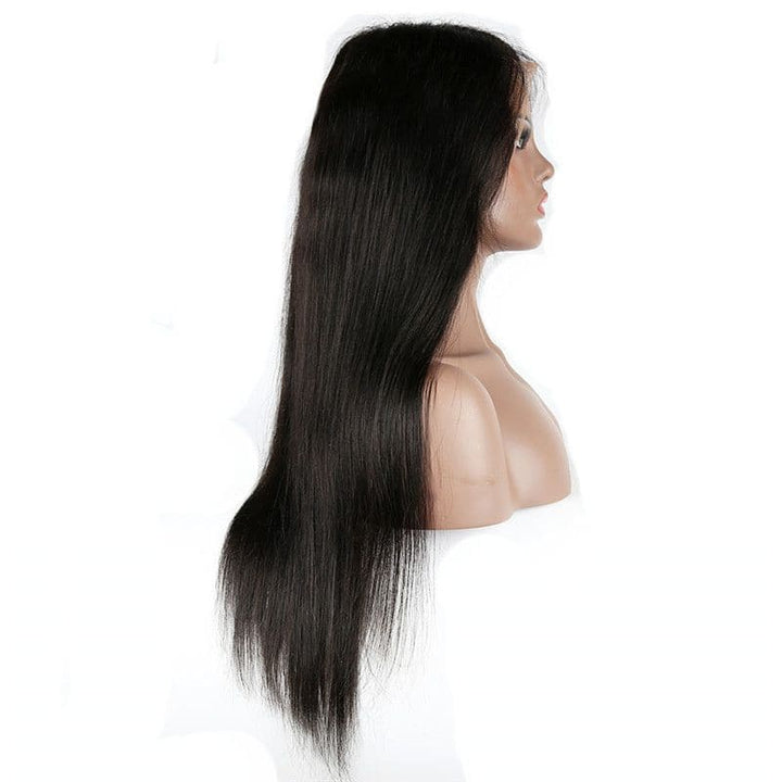 Pre Plucked Silky Straight 360 Lace Frontal Wig6