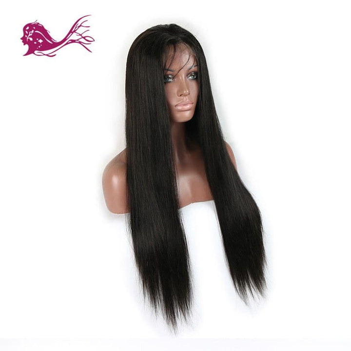 Pre Plucked Silky Straight Full Lace Wig Human Hair 3