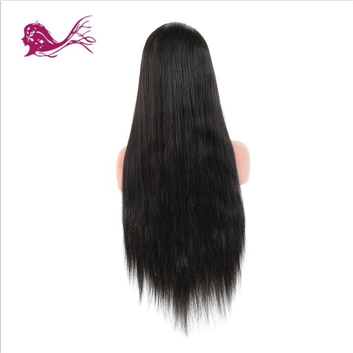 Pre Plucked Silky Straight Full Lace Wig Human Hair 5