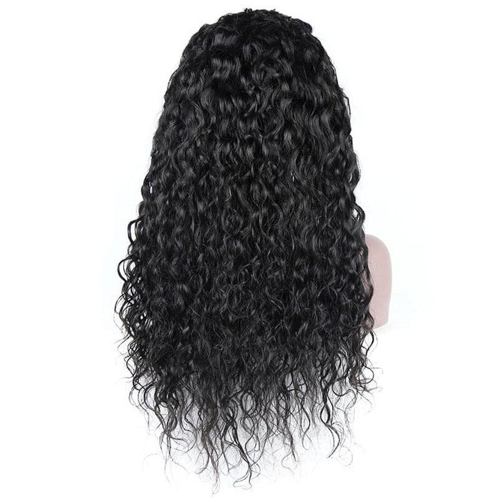 Pre Plucked Water Wave Full Lace Wig Human Hair 9