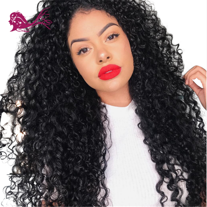 Pre Plucked Water Wavy 360 Lace Frontal Wig1