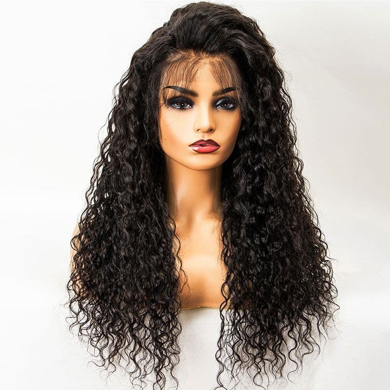 Pre Plucked Water Wavy 360 Lace Frontal Wig3
