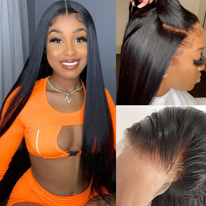 HD Clearly Lace 6x6 Lace Silk Straight Closure Wig HDST66-2