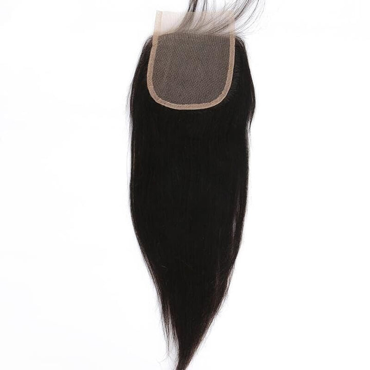 5x5 Lace Closure Yaki Straight Human Hair