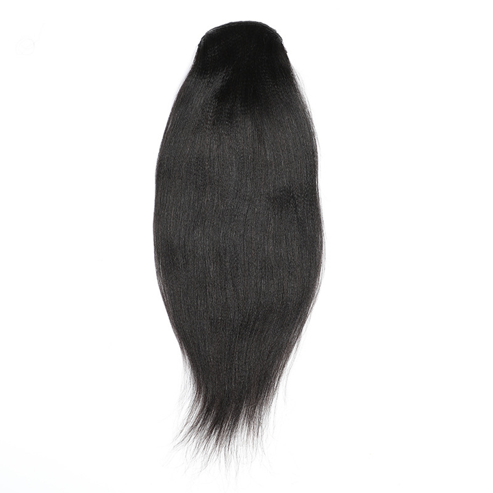 DRAWSTRING PONYTAIL Yaki Straight Brazilian Human Hair