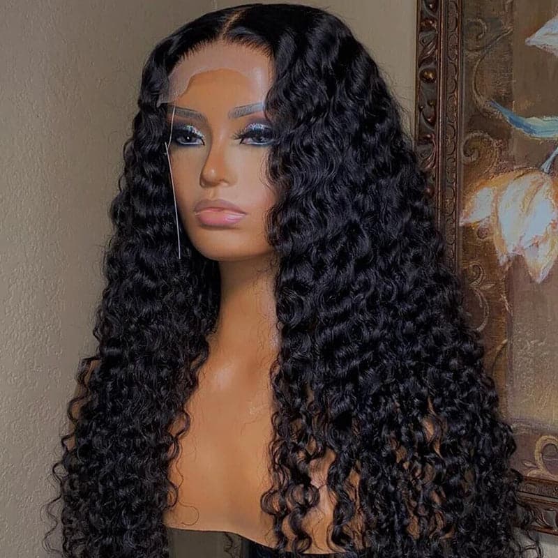 Undetectable Clear Lace Melt Skin Deep Wave 13x6 Lace Front Wig HDDW136