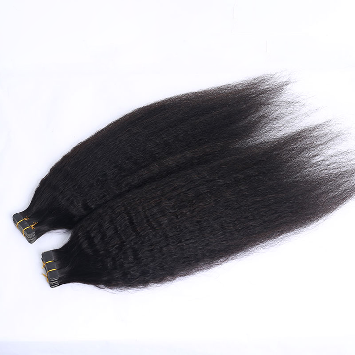 Tape in hair extensions for dark skin women