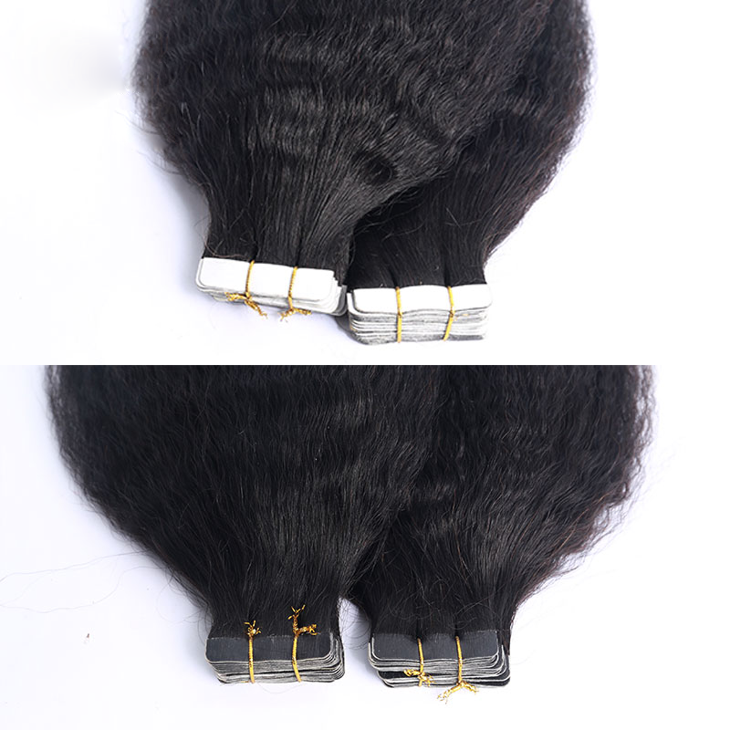 Tape in extensions for black women with short hair