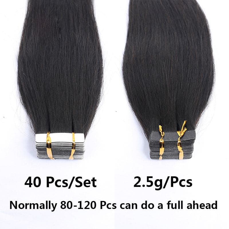 tape in hair extensions how many do i need