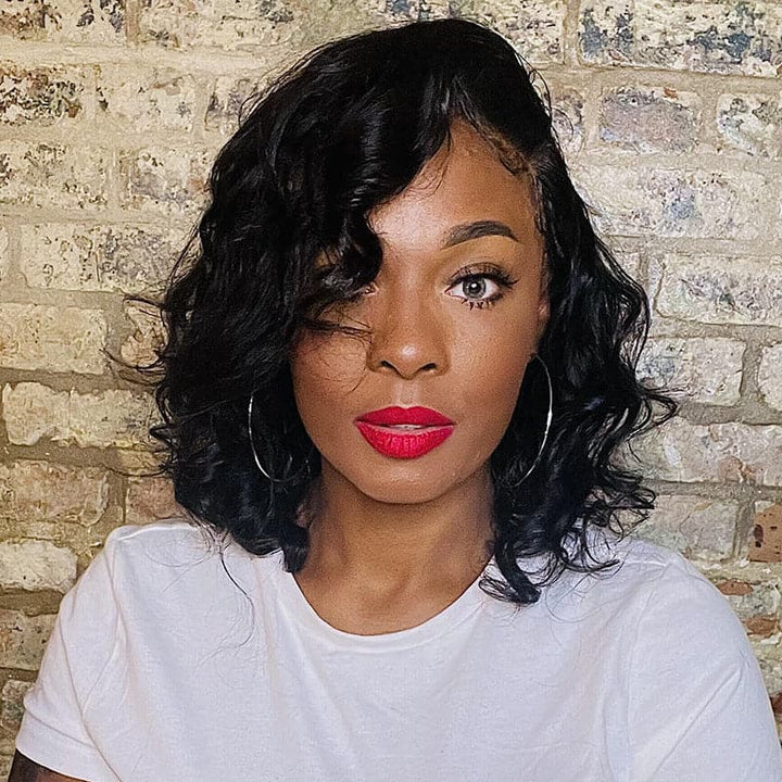 5x5 HD Lace Closure Wig Body Wave BOB  BOBBW55