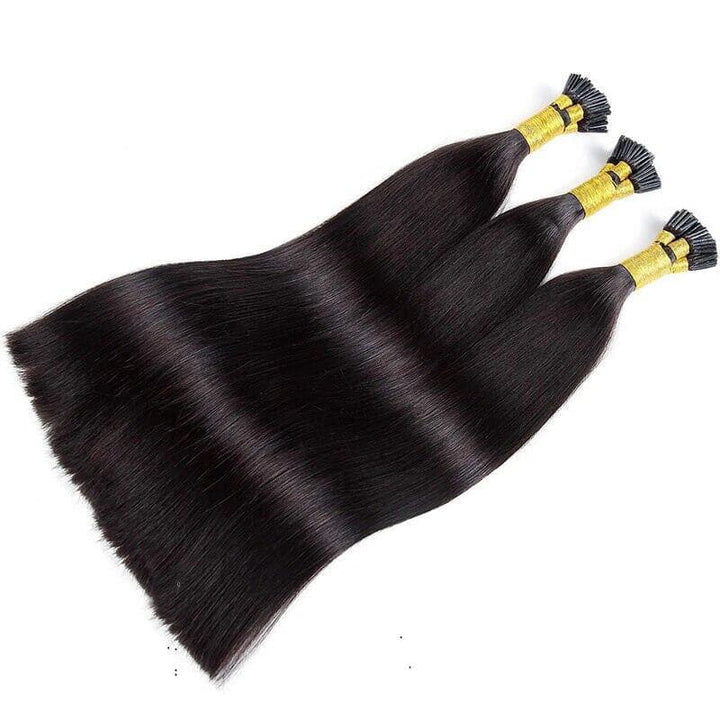 I TIP HAIR EXTENSION Silk Straight Human Hair