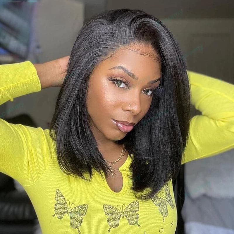 Yaki Straight 5x5 HD Lace Closure Wig BBYSW-1