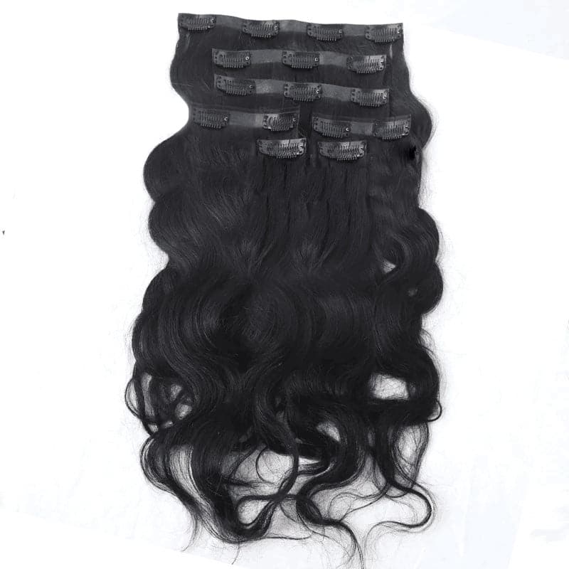 Seamless clip-in hair extension Body Wave  7pcs/set