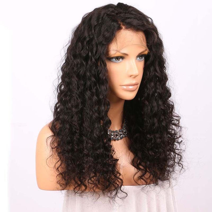 Transparent Lace Deep Curly 13x4 Lace Front Wig 10