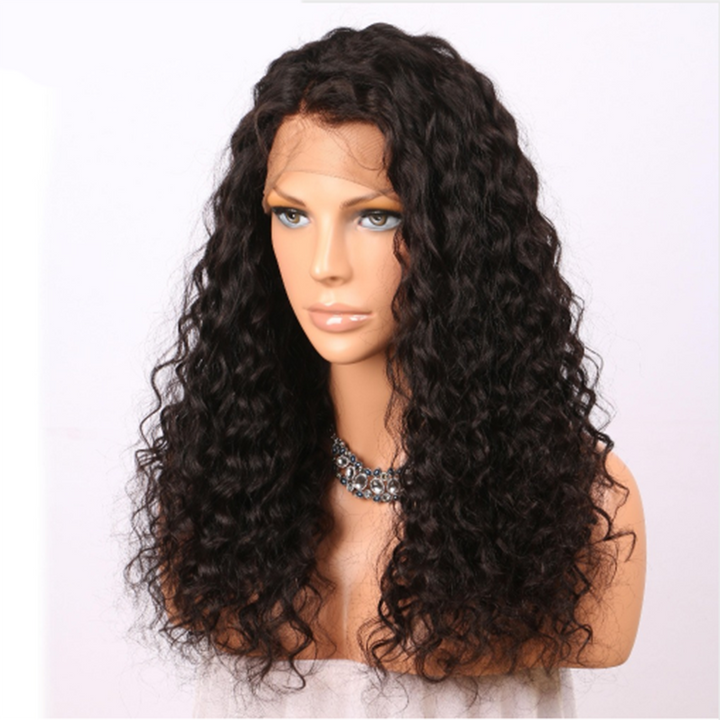 Transparent Lace Deep Curly 13x4 Lace Front Wig 10