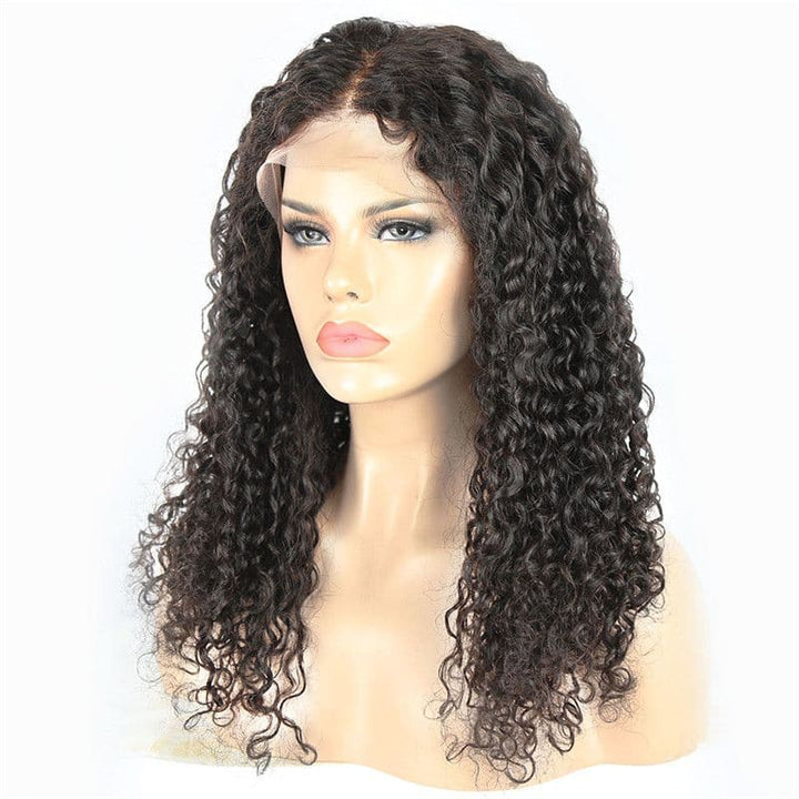 Transparent Lace Water Wave 13x4 Lace Front Wig5