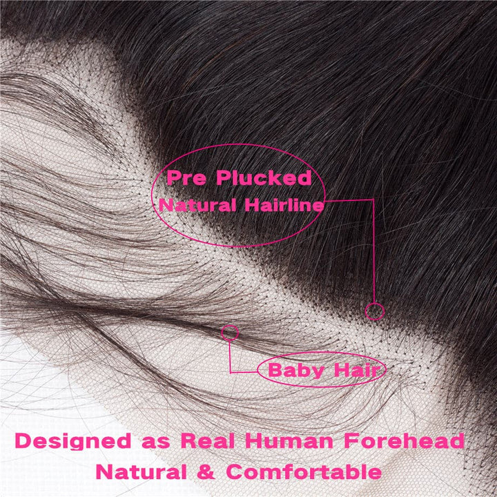 13x4 Lace Frontal Deep Wave Human Hair