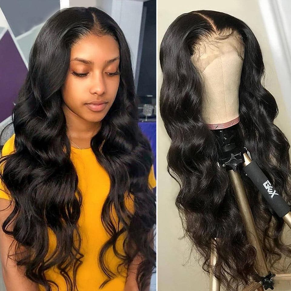 Transparent Lace Deep Body Wave 13x4 Lace Front Wig BBG-1