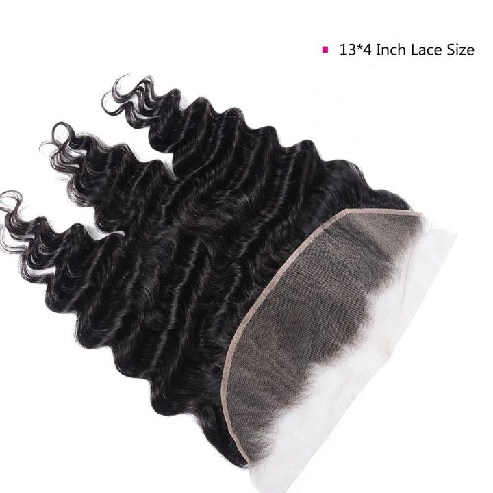 13x4 Lace Frontal Deep Wave Human Hair