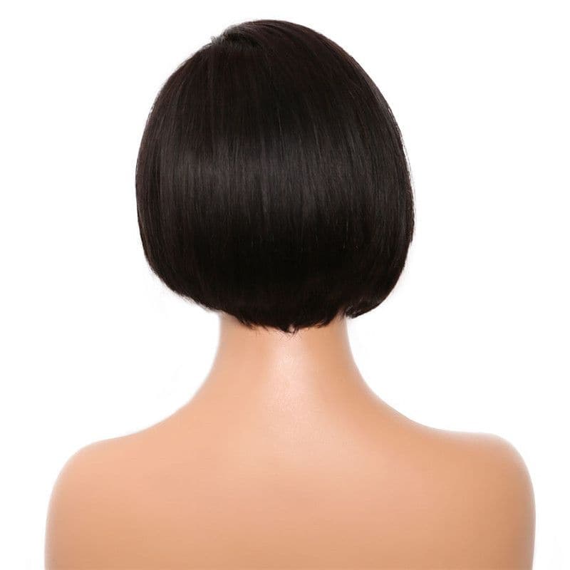 Pre-Styled Pixie Cut Silky Straight BOB Lace Wig OBBT-L