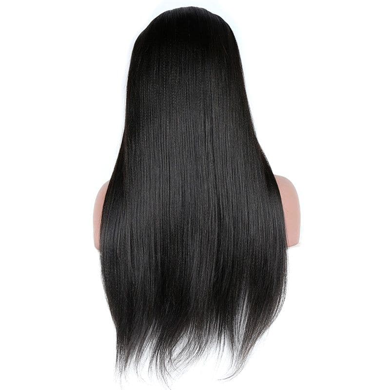 Transparent Lace Yaki Straight 13x4 Lace Front Wig BBS-1