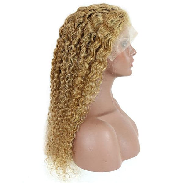 lace front human hair curly wigs