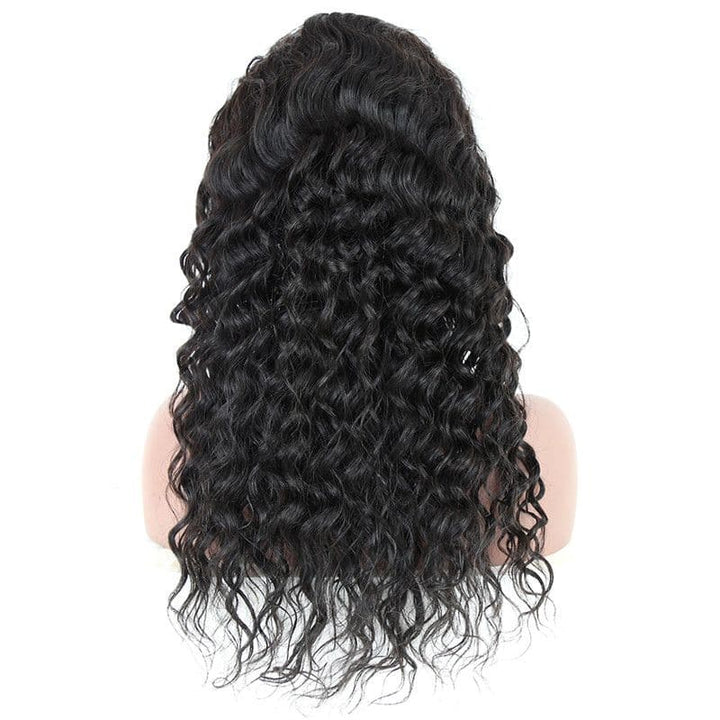 New Pre Plucked Loose Deep Wave 360 HD Lace Frontal Wig BWG-4
