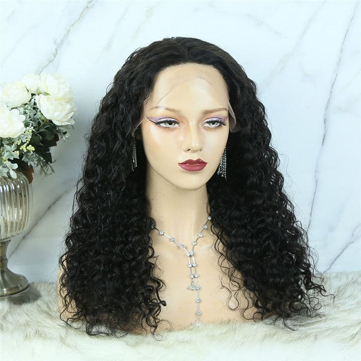 Deep Curly 13x4 T Part Lace Front Wig TBCD-1