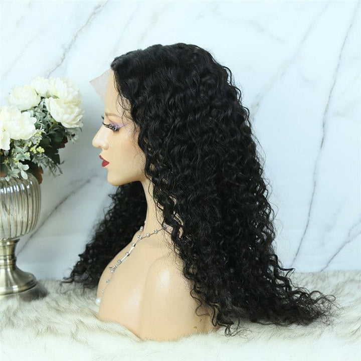 Deep Curly 13x4 T Part Lace Front Wig TBCD-1