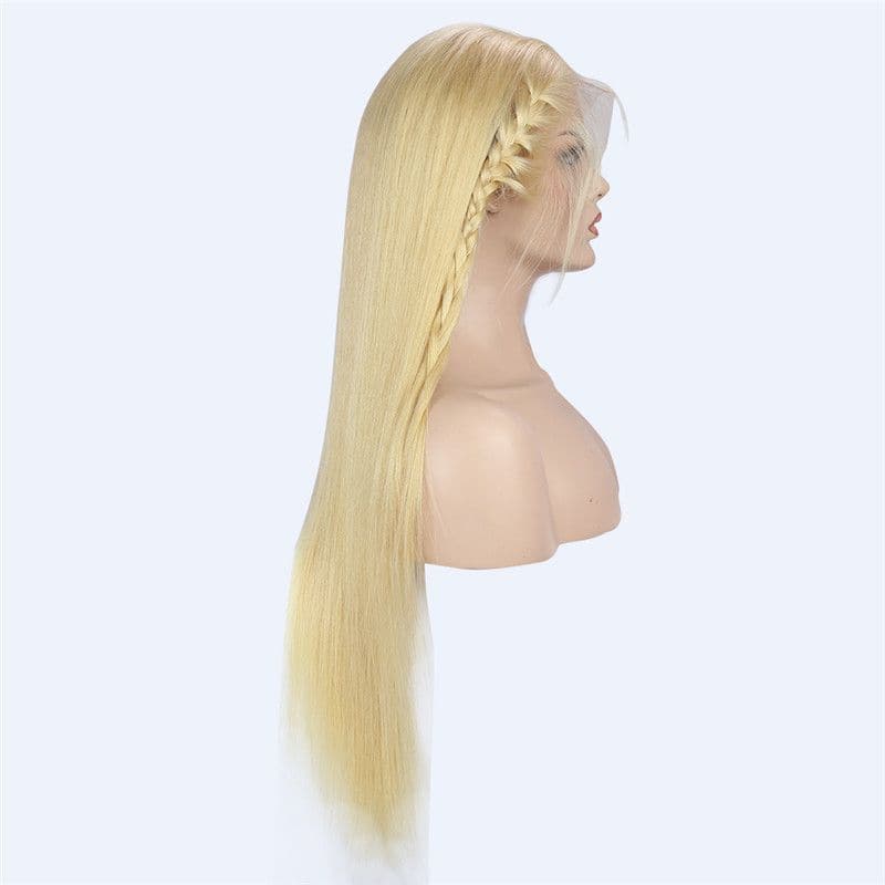 200% Density #613 Blonde Straight 13x4 Lace Front Wig 20MBBST#613