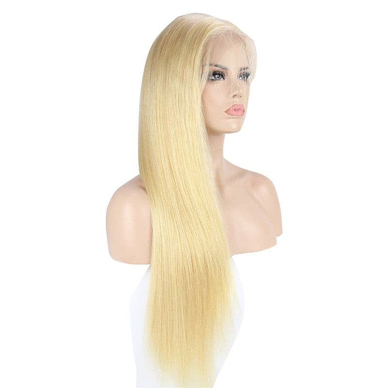 200% Density #613 Blonde Straight 13x4 Lace Front Wig 20MBBST#613