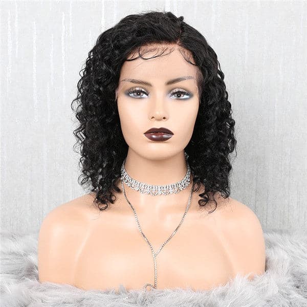 Pre Plucked Deep Curly HD Lace Front BOB Wig OBCL-1